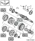 Roda dentada motriz de 4ª velocidade Citroen C4 UD