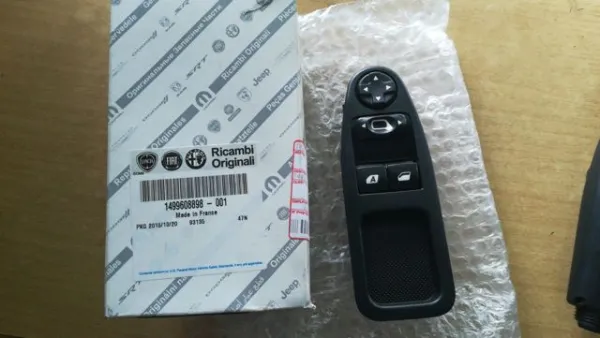 Unidade de controlo dos espelhos de retrovisão, na porta 1499608898 Fiat/Alfa/Lancia