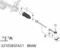 Tração de direção montada esquerda BMW X5 G05, F95