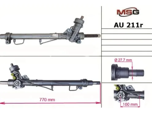 Cremalheira da direção AU211R MSG Rebuilding
