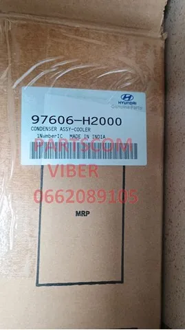 Radiador de aparelho de ar condicionado para Hyundai Accent V HC