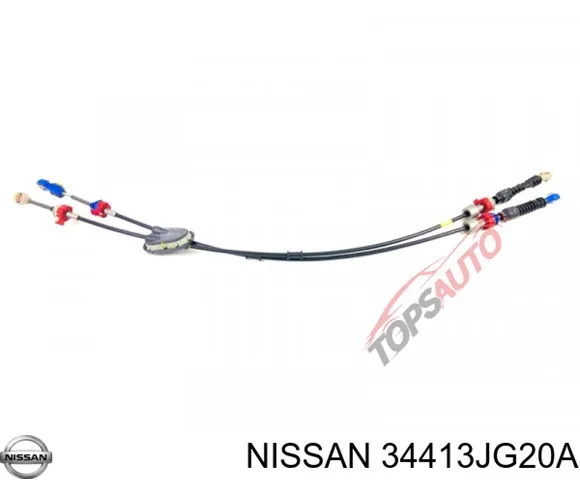 Cabo de mudança duplo 34413JG200 Nissan/Infiniti