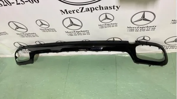Moldura central do pára-choque traseiro A1678853103 Mercedes