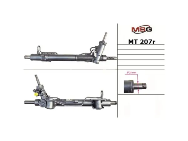 Cremalheira da direção MT207R MSG Rebuilding