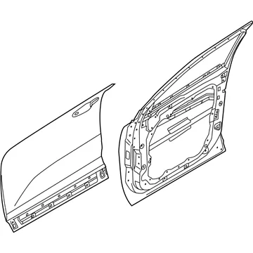 Porta dianteira esquerda KIA Sorento III