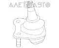 Suporte de esfera inferior esquerdo Skoda KAROQ NU7, ND7