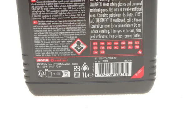 Óleo para as forquilhas e amortecedores 822301 Motul